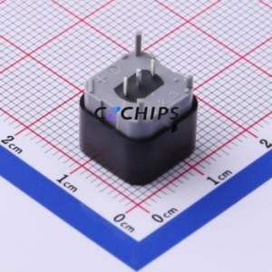 PS3002-H Push Button Switch Through hole Component (THT) Switch Single Pole Double Throw Square Button Through Hole 30mA - Product Image 1