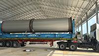 Sécheur rotatif à tambour unique à haute efficacité pour l'élimination de la poussière par cyclone, usage industriel, YGHG2.0X24m, avec certification CE en Tunisie et au Maroc