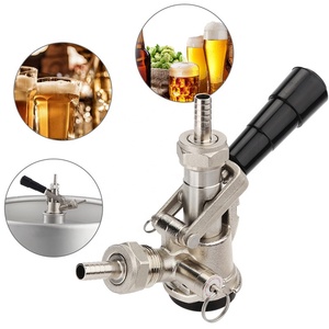 Coupleur de fût en acier inoxydable de type S Distributeur de bière pression pour brassage à domicile Connecteurs système S avec soupape de décharge de pression - Product Image 4