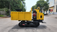 Mini-dumper chenillé de haute qualité, hydraulique, auto-chargeur, tout-terrain, avec chenilles en caoutchouc