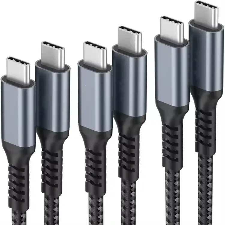 Fabrik-Anpassungskabel 0,8 M 2 M USB-Kabel Typ-c Ladekabel Schnellladung Datenkabel