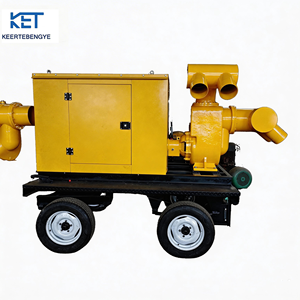 Pompe à eaux usées auto-amorçante à moteur diesel de 6 pouces de haute qualité pour l'irrigation et le drainage agricoles. - Product Image 2