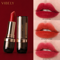Vente en gros de maquillage pour les lèvres, mousse crémeuse à haute pigmentation, longue tenue, non collante, rouge à lèvres mat velours