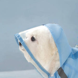 Impermeable para Perros con Arnés, Chaqueta de Lluvia de Cobertura Total de 4 Patas para Perros Pequeños, Bichón, Teddy - Product Image 4
