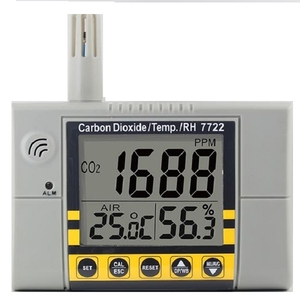 Monitor de Calidad del Aire TTLTES, Medidor de Análisis de Gases CO2 para Interiores con Temperatura y 0~9999 Ppm, con Relé - Product Image 1