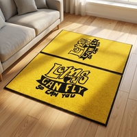 Robuste Nylon-Logo-Fußmatte Rutschfeste Gummibasis Bodenmatte Individuelles Design für Hochfrequenzbereiche