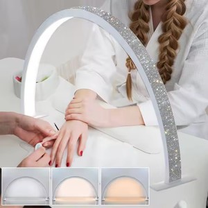 Demi Lune U Forme Nail Art Beauté Luminaire Bureau Lampe À Ongles Extensions De Cils Tatouage Salon De Beauté LED Lampe De Table À Ongles - Product Image 2