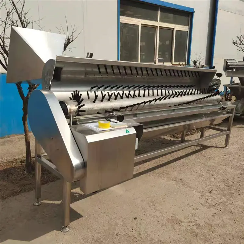 High capacity chicken slaughter poultry feather plucker poultry duck chicken feet paws peeling machine