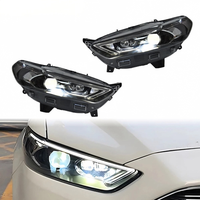 Phares LED améliorés avec feux de jour DRL, lampes avant de tuning, accessoires de voiture pour Ford Mondeo Fusion 2013 à 2016