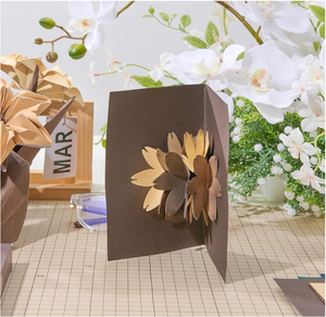 30 hojas de papel cartulina recubierta marrón de 250GSM grueso para invitaciones de fiesta de cumpleaños decoraciones artesanales DIY - Product Image 4