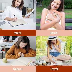 Personalized <b>A5</b> Hardcover Leather <b>Lined</b> Journal with Custom Logo - Wholesale Promotional Gift <b>Notebook</b> - Product Image 6