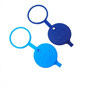 Bouchon de réservoir de liquide lave-glace pour voiture Peugeot, bleu clair, bleu foncé, PP réutilisable, pour 307 206 408 308 207 C5 C4 C2 - Product Image 1
