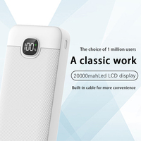 Batterie externe portable personnalisée avec logo Source-Usine, charge rapide 22,5W, 10000mah, 20000mah, 30000mah pour iPhone, Type-C, Android