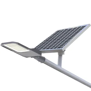 20000LM 100W Aluminum 8M To 12M Sensor Intelligent Time Control Super Bright Waterproof Outdoor Solar Powered Street Light Lamp