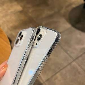 Funda compatible con iPhone 17, transparente, a prueba de golpes para 13, 14 Pro Max, cubierta de resina acrílica con ranuras para iPhone 16 - Product Image 3