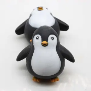 Hot Selling Unisex TPR Stress Relief Fidget Toys Cute Penguin Squeeze Simulated Animal Toy