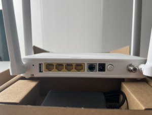 Gpon/epon โมเด็ม F668C ONU CATV 2เสาอากาศแบบ4GE Dual Band AC 2.4G & 5G WIFI 5 ONU CATV รองรับ omci - Product Image 3