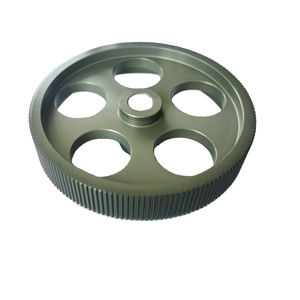 Puleggia per cinghia dentata in alluminio o acciaio ad alta precisione HTD3M HTD5M HTD8M HTD14M S3M S5M S8M - Product Image 1