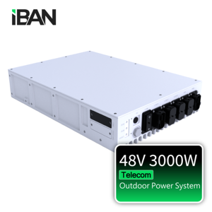 Système redresseur télécom IBAN POWER OPS 3000 48V personnalisé à bas prix, 3000W, haute efficacité >96%, protection IP65 - Product Image 4