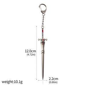 Jeu FFXVI 16 Sly Metal Craft Pendentif <span class=keywords><strong>Final</strong></span> <span class=keywords><strong>Fantasy</strong></span> Weapon Sword Keychain - Product Image 5