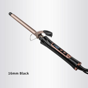 <span class=keywords><strong>Fer</strong></span> à friser électrique avec chauffage PTC Réglages de chaleur réglables Affichage de la température LCD pour le coiffage des cheveux secs et l'utilisation domestique - Product Image 2