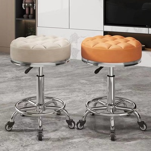 Matériel de <span class=keywords><strong>salon</strong></span> de beauté MY, mobilier de coiffure, tabouret roulant hydraulique réglable, chaise de beauté pour coupe de cheveux - Product Image 2