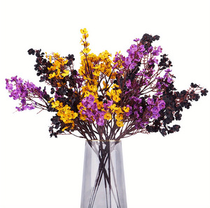Vente chaude transfrontalière : Bouquet de <span class=keywords><strong>jasmin</strong></span> d'hiver <span class=keywords><strong>étoilé</strong></span> réaliste fait main à 5 branches, fleur artificielle pour mariage et décoration intérieure - Product Image 3