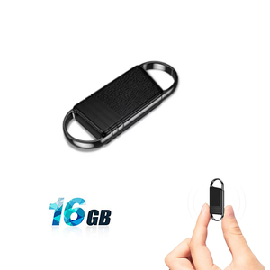 Bộ nhớ 16GB ghi âm kỹ thuật số Móc khóa thiết bị ghi âm kích hoạt bằng giọng nói ghi âm mini - Product Image 1