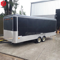 Chariot de cuisine Mobile multifonction pour Hot-Dog, remorque de Concession, camion de restauration rapide, chariots de café, remorque de nourriture Mobile