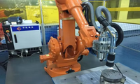 Machine de soudage robotisée Bras robotisé IRB 1410 MIG TIG MAG Manipulateur de soudage robotisé avec soudeur Megment