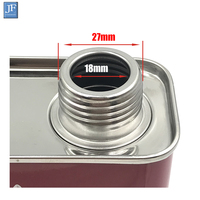 Boîtes rectangulaires en acier inoxydable de 500 ml pour l'emballage de la vodka, du vin, du whisky, de la tequila, métal durable pour les boissons et les aliments