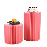 Décorations personnalisées pour fête de remise de diplôme, produits pour la décoration de table de desserts, 6 pièces, décorations d'anniversaire, support à gâteau, socle doré