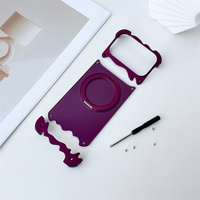Casing Ponsel Berbahan Akrilik dengan Bingkai Logam Lepas Pasang yang Hemat Biaya untuk iPhone 18 17 16 Pro Max, Dilengkapi Ring Holder 360 dan Penutup Magnetik
