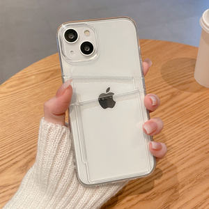Venta al por mayor calidad tpu con tarjeta caso claro para <span class=keywords><strong>iphone</strong></span> x xr xs max 13 para <span class=keywords><strong>iphone</strong></span> 12 con la tarjeta de almacenamiento - Product Image 5