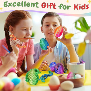 Mô hình trứng rồng 3D in ấn, đồ chơi giảm stress sáng tạo, có thể cử động, sản phẩm động vật & khủng long dành cho trẻ em, bán buôn giá rẻ - Product Image 5