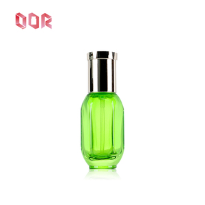 Flacon en verre vide pour huile essentielle, lotion pour soins de la peau, flacon pompe, pot à crème en verre, design unique, 30g, 50g, 50ml, 120ml, 150ml, vert - Product Image 3