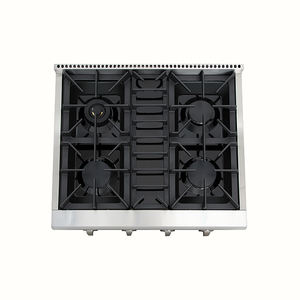 เตาแก๊สเหล็กหล่อแบบต่อเนื่อง Hyxion <span class=keywords><strong>Professional</strong></span> 6 หัวเตา พร้อมเตาอบไฟฟ้าสำหรับขาย - Product Image 2