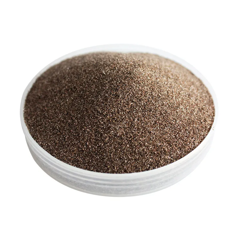 サンドブラスト茶色コランダムダイヤモンド砂錆除去茶色コランダムマイクロパウダーを供給