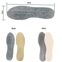 YEBEI semelles plantaires soutien de la voûte plantaire pied plat respirant anti-dérapant coussinet de pied Offre Spéciale laine artificielle garder au chaud confort semelles