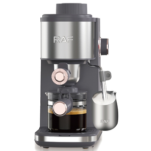RAF 800W Drip Coffee <b>Machine</b> With 5Bar and 240ml Capacity Stainless Style Design <b>Rotary</b> Switch for Home Brewing Drip Coffee Make - Product Image 3
