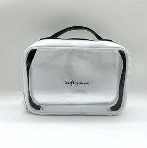 Usine en gros Portable néoprène sac cosmétique personnalisé PVC sac de maquillage poignée supérieure sac de maquillage avec fermeture éclair - Product Image 6