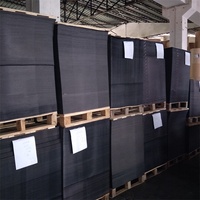 Premium Black Cardboard Anti-Curl & Smooth Surface Customizable Sizes for Gift Boxes & Shopping Bags Sheets or Rolls