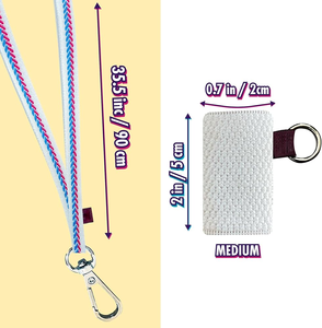 Lanière de cartouche écologique haute résistance avec crochet, logo et design personnalisés, matériau polyester, impression sérigraphique - Product Image 1