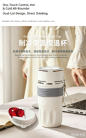 Refroidisseur et chauffe-boissons électrique OEM double usage, refroidisseur de boissons de bureau, sous-verre à refroidissement rapide, tasse rafraîchissante, mini-refroidisseur de boissons