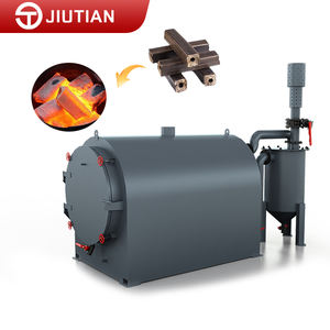 Mesin Pembuat Arang Biomassa Tungku Karbonisasi Horizontal Efisiensi Tinggi Hemat Energi Kelas Industri Pabrik - Product Image 5