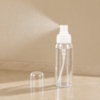 Flacon pulvérisateur à brume fine vide 50 ml 60 ml 70 ml 80 ml 100 ml 120 ml 130 ml 160 ml 200 ml en plastique pour cosmétiques à brume ultra fine