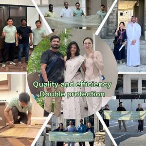 YAMAN Solid Wood Modular Kitchen <b>Cabinets</b> Wardrobes Eco-Friendly Fireproof Design Sink Backsplash for Apartment Hotel Renovation - Product Image 3