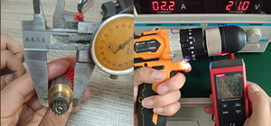 Professional Power Tools <b>Drill</b> With Battery 20 Volt Wireless <b>Screwdriver</b> <b>Cordless</b> <b>Drill</b> Coofix High Durability Two Batteries and - Product Image 2