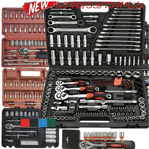 151-Piece <b>Chrome</b> Vanadium Steel Ratchet Wrench Hex Kit Manual OEM Hard Case Motorcycle Car Repair Parts 3-Year Warranty JT-151CV - Product Image 3