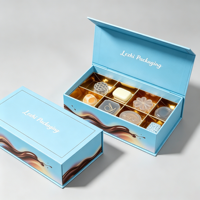 Boîte-cadeau en carton personnalisée faite à la main pour la Saint-Valentin, boîte-cadeau en carton pour chocolat, emballage de luxe pour chocolat